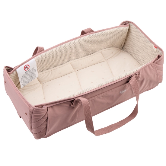Slika Voksi Carry me, mekana prijenosna košara Blush Pink Leaf