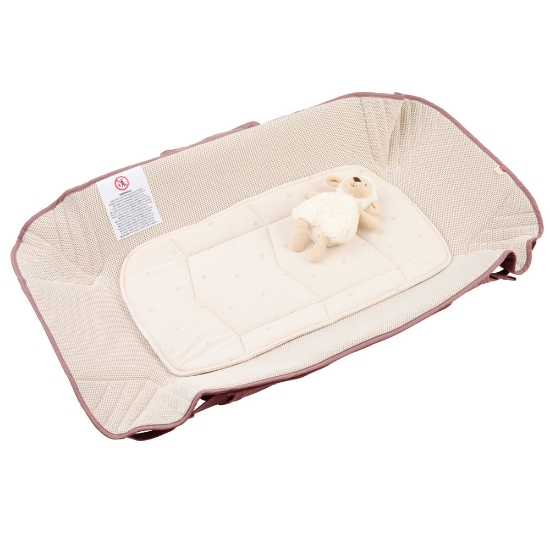 Slika Voksi Carry me, mekana prijenosna košara Blush Pink Leaf