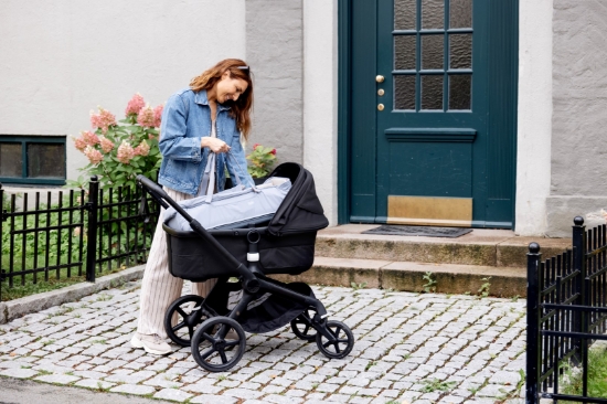 Slika Voksi Carry me, mekana prijenosna košara Misty Blue Leaf