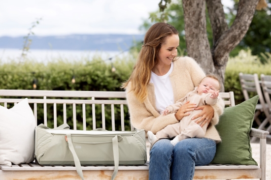 Slika Carry me, mekana prijenosna košara Seashell Sand Leaf Voksi 