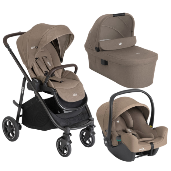 Slika Kolica 3u1 Versatrax + košara Ramble XL + autosjedalica i-Snug2 - Cashew Joie 
