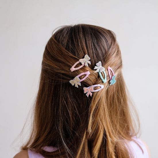 Slika Dječje špangice - Sjajne mašnice