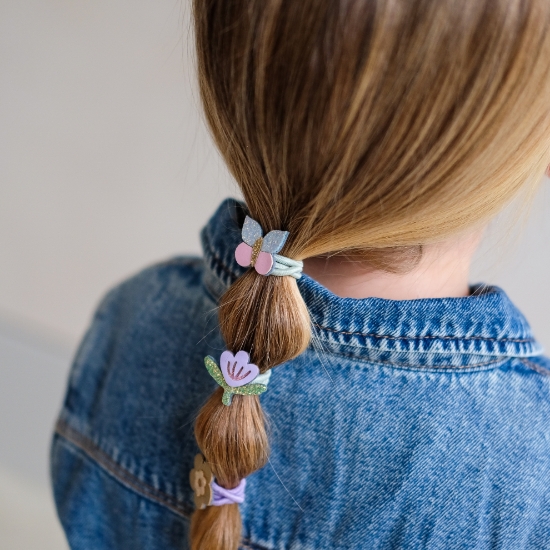 Slika Dječje gumice za kosu - Cvjetni vrt