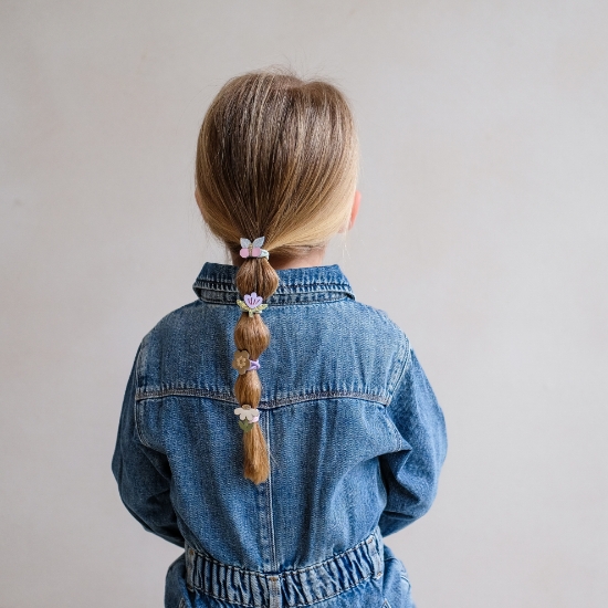 Slika Dječje gumice za kosu - Cvjetni vrt