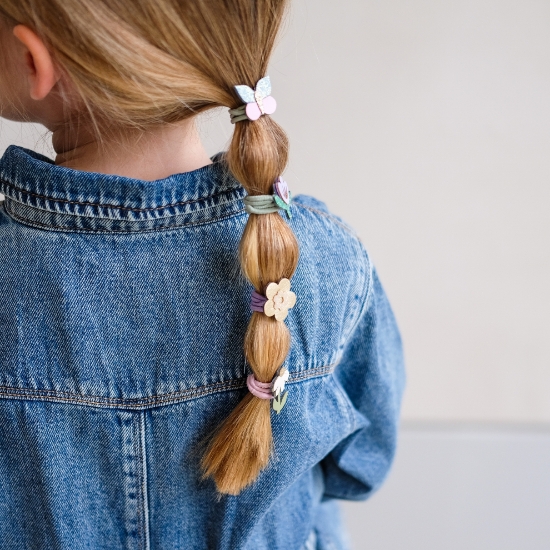Slika Dječje gumice za kosu - Cvjetni vrt