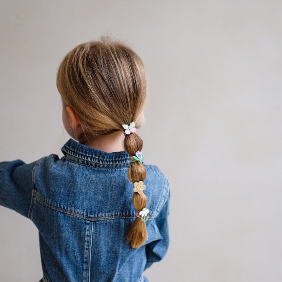 Slika Dječje gumice za kosu - Cvjetni vrt