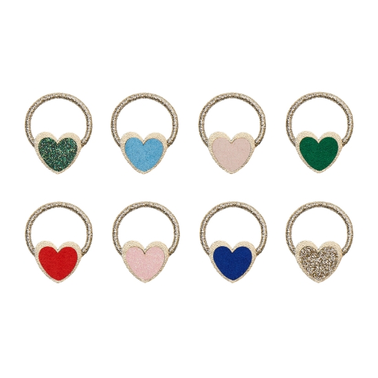 Slika Dječje gumice za kosu - Srca