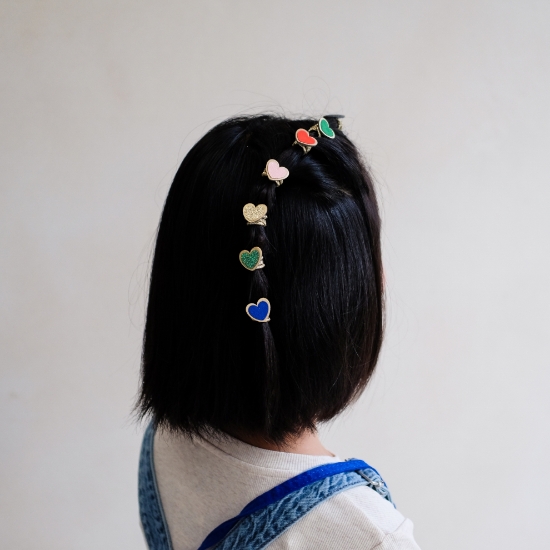 Slika Dječje gumice za kosu - Srca
