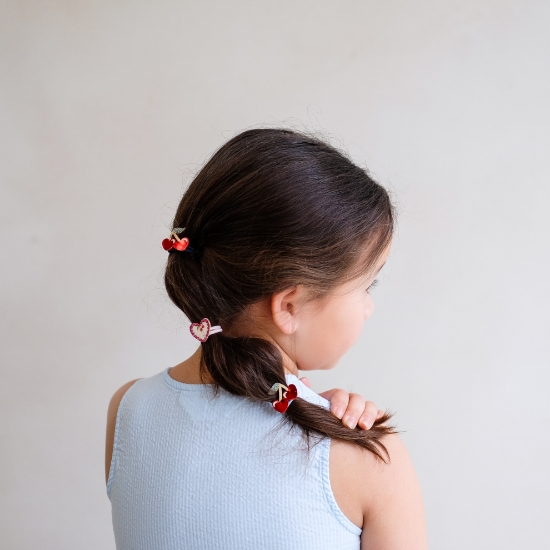 Slika Dječje gumice za kosu - Trešnjice