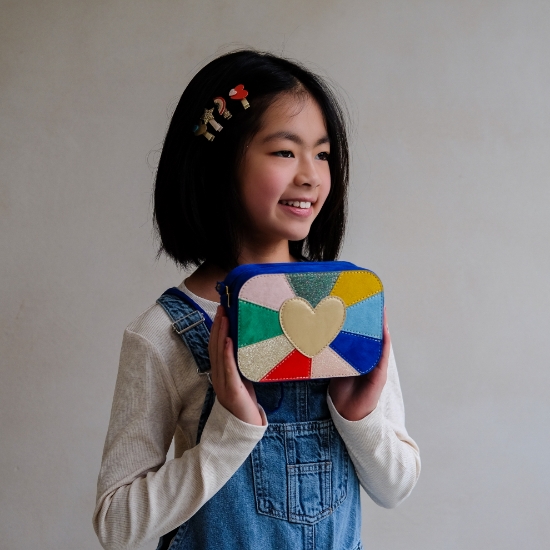 Slika Dječje mini špangice - Duga i srce