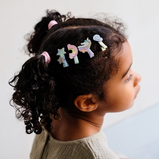 Slika Dječje mini špangice - Jednorog i zvjezdice