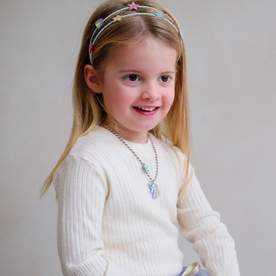 Slika Dupli rajf za kosu - Duga i zvjezdice