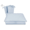 Slika Premium posteljina za dječji krevetić 3-dijelni set Royal Baby Blue - MimiNu