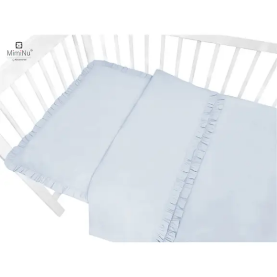 Slika Premium posteljina za dječji krevetić 3-dijelni set Royal Baby Blue - MimiNu