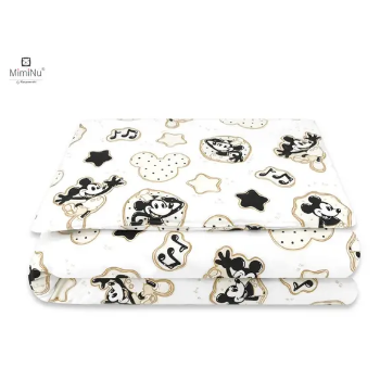 Slika Posteljina set 2 elem. Mickey Mouse (za krevetić 120x60 cm) - MimiNu