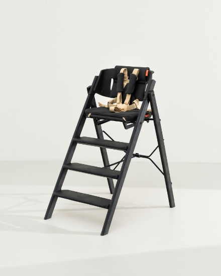 Slika Klapp Set Jastučići i Sigurnosni pojas, Charcoal Black KAOS