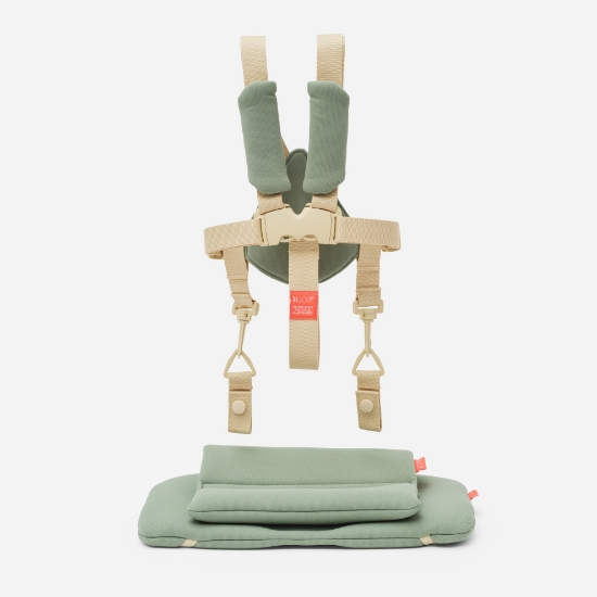 Slika Klapp Set Jastučići i Sigurnosni pojas, Mineral Green KAOS