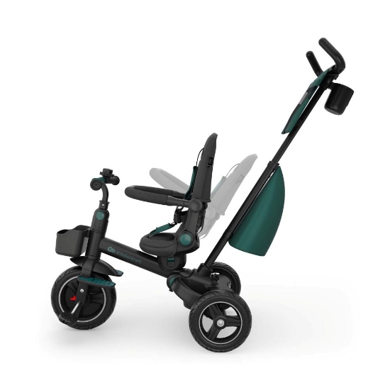 Slika Tricikl SPINSTEP 2 PLUS, zeleni Kinderkraft 