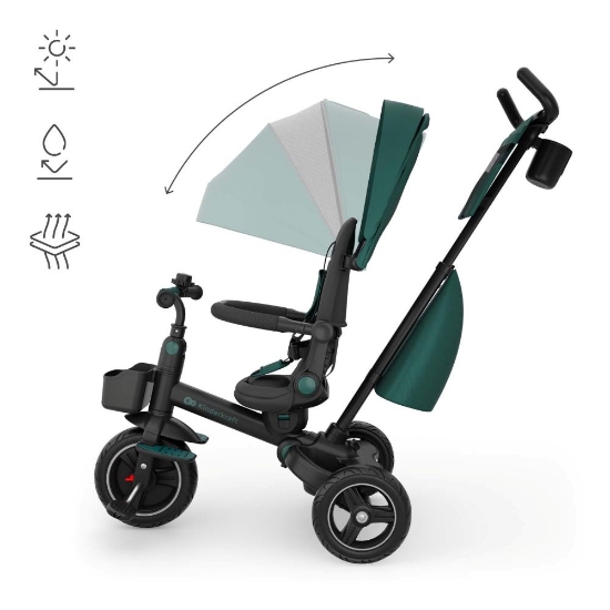 Slika Tricikl SPINSTEP 2 PLUS, zeleni Kinderkraft 