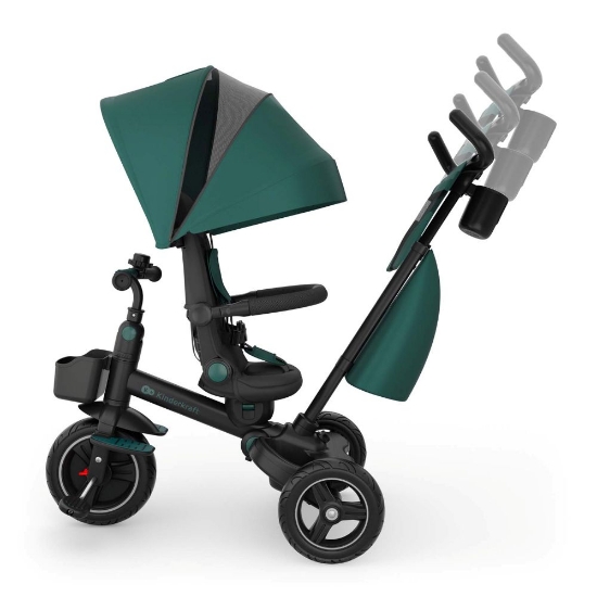 Slika Tricikl SPINSTEP 2 PLUS, zeleni Kinderkraft 