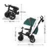 Slika Tricikl SPINSTEP 2 PLUS, zeleni Kinderkraft 