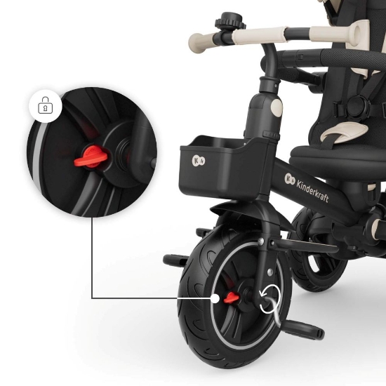 Slika Tricikl SPINSTEP 2 PLUS, bež Kinderkraft 