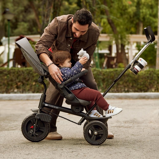 Slika Tricikl Aston 2 Plus, Grey Kinderkraft 