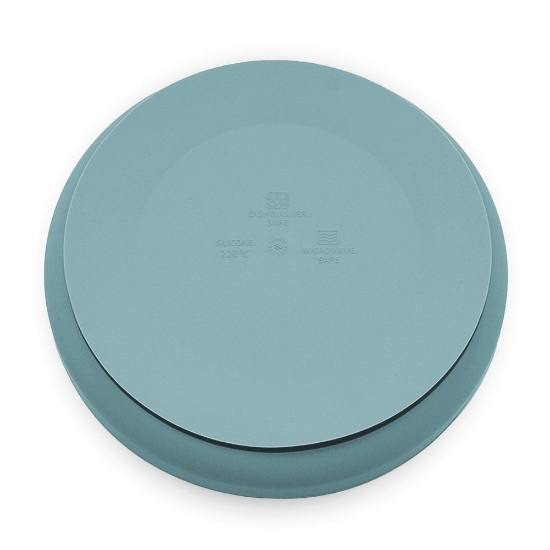 Slika Silikonski tanjur s vakuumom 6 m+ Take&amp;Match, Frosted Sky PETITE&amp;MARS 