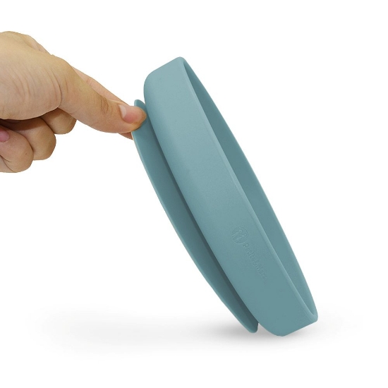 Slika Silikonski tanjur s vakuumom 6 m+ Take&amp;Match, Frosted Sky PETITE&amp;MARS 