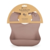 Slika Silikonski podbradak 6 m+ Take&amp;Match, Velvet Latte PETITE&amp;MARS 