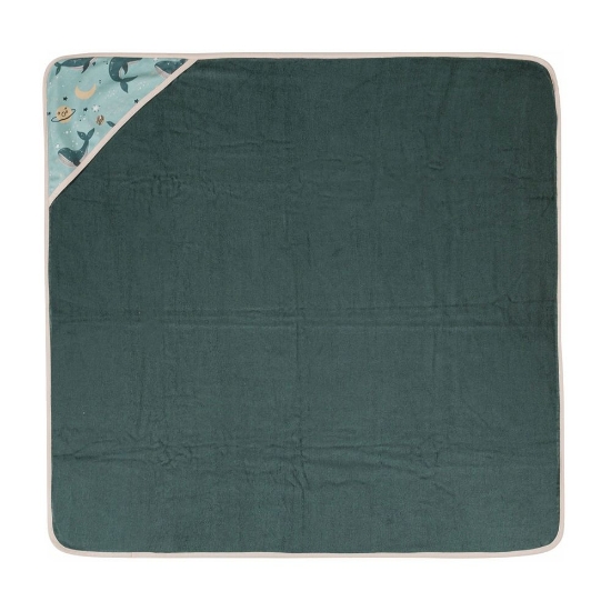 Slika Loulou ručnik bambus 100x100cm, Whale Song PETITE&amp;MARS