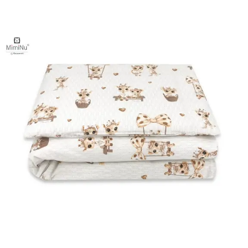 Slika Posteljina set 5 elem. Žirafe(za krevetić 120x60 cm) - MimiNu