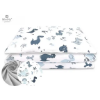 Slika Posteljina set 3 elem. Dino plava (za krevetić 120x60 cm) - MimiNu