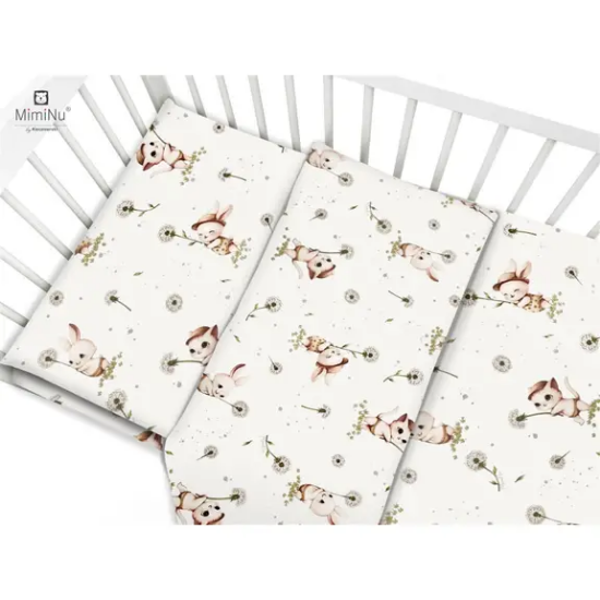 Slika Posteljina set 2 elem. Maslačak (za krevetić 120x60 cm) - MimiNu