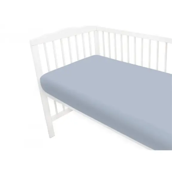 Slika Pamučna plahta s elastičnom trakom 120x60 cm - Deep Blue - MimiNu