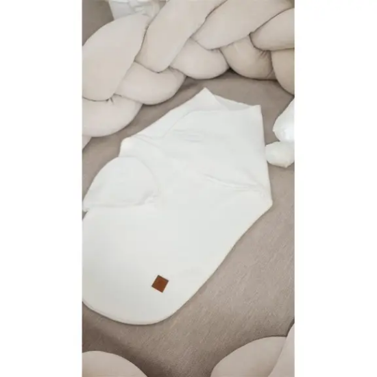 Slika Dekica/Swadler za spavanje sa kapicom Soft blue - MimiNu