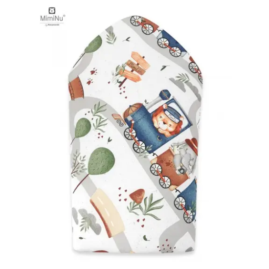 Slika Jastuk dekica za nošenje novorođenčeta - Zoo Vlakić - MimiNu