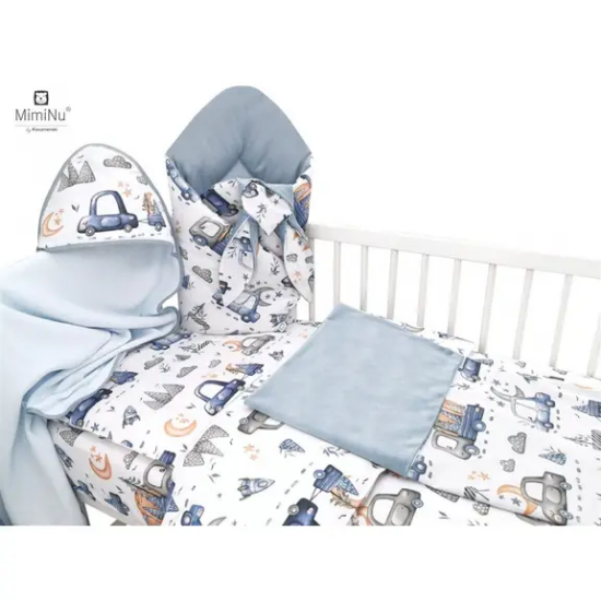Slika Jastuk dekica za novorođenče - Cars plavi - MimiNu