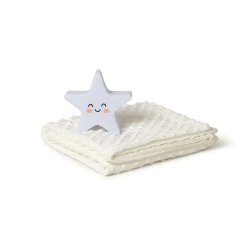 Slika Set pokrivač s mjehurićima i svjetiljka zvijezda - bež - Interbaby