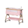 Kolijevka s bočnom stranicom na spuštanje Charisma Powder Pink/Wood Chipolino 