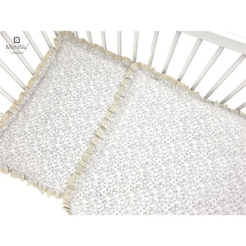 Slika Premium posteljina za dječji krevetić 2-dijelni set - Bloom Lace MimiNu 