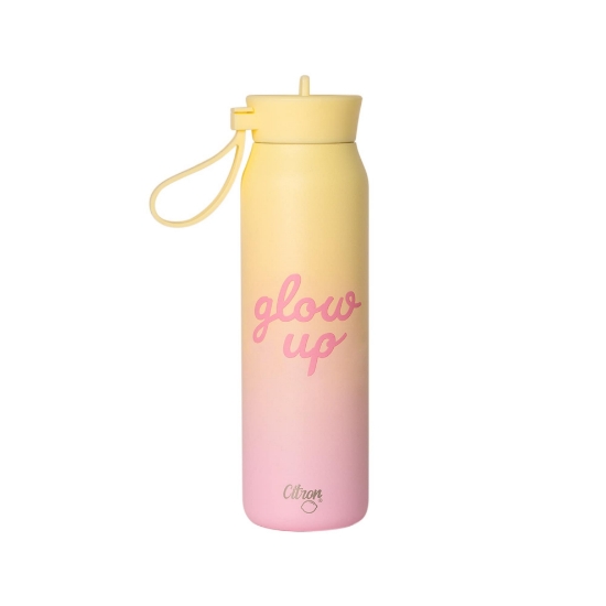 Slika 350ml Boca za vodu Glow Up Pink Yellow Citron 