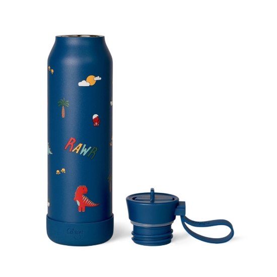 Slika 500ml Boca za vodu Blue Dino Citron 