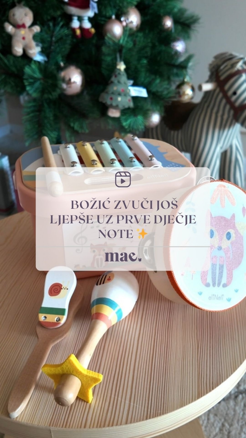 🎄 Koliko je još dana do Božića?Ostalo je još tako malo! Ako pokloni još nisu spremni, imamo odličnu ideju 🎁✨🎶 Glazbeni set za djecu savršen je poklon koji potiče maštu, sluh i kreativnost.Uvedite svoje mališane u čarobni svijet zvukova već od na...