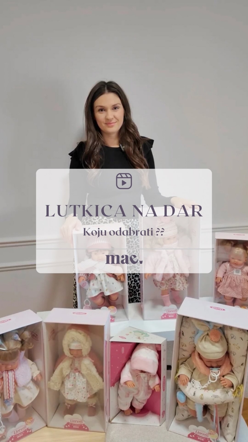 Oduvijek su lutkice bile jedan od najljepših i najdražih poklona za djevojčice.Llorens lutkice zaista su posebne – predivnog izgleda, nježnih detalja i s realističnim zvukovima koji osvajaju na prvi dodir.One nisu samo igračka, već postaju najbolje p...