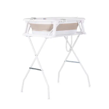 Slika Kadica s umetkom za kupanje i stalkom Malibu (78 cm) - Beige - Chipolino