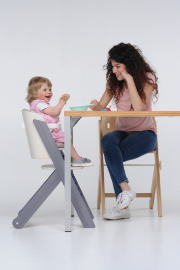 Slika Hranilica Foppapedretti Tiramisu Grey/white