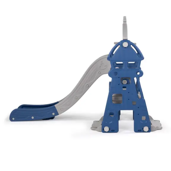 Slika Tobogan, ljuljačka i koš za košarku Blue Chipolino 