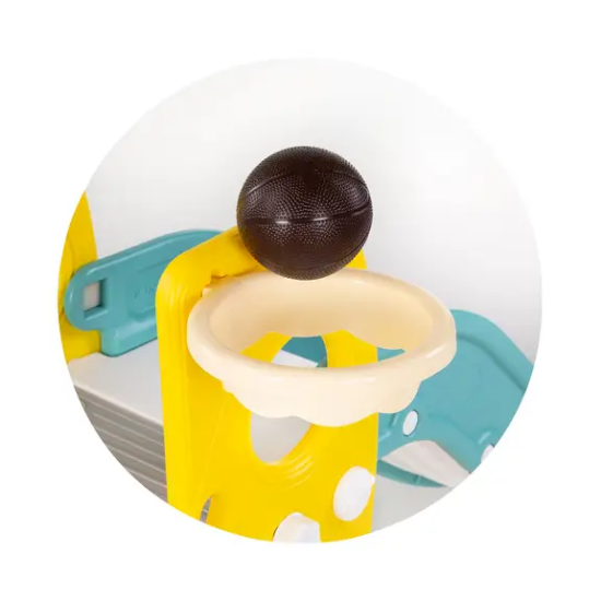 Slika Tobogan, ljuljačka i koš za košarku Multi Chipolino 