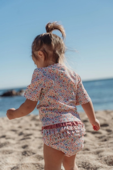 Slika Dječja majica za plivanje Dreamy Flowerfield 74/80 - Little Dutch